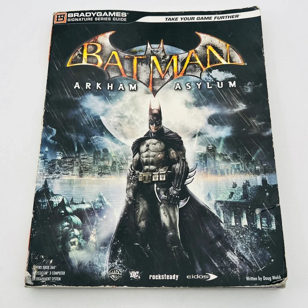 Batman Arkham Asylum BradyGames Signature Series Strategy Guide PS3 Xbox 360 PC